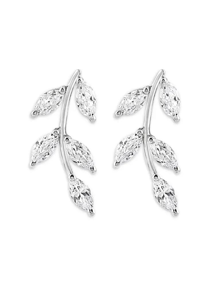 925 Silver Graced Shimmer Earrings