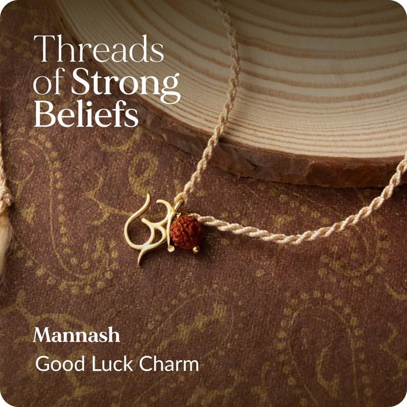 Threads of Strong Beliefs - Mannash Good Luck Charm Rakhi