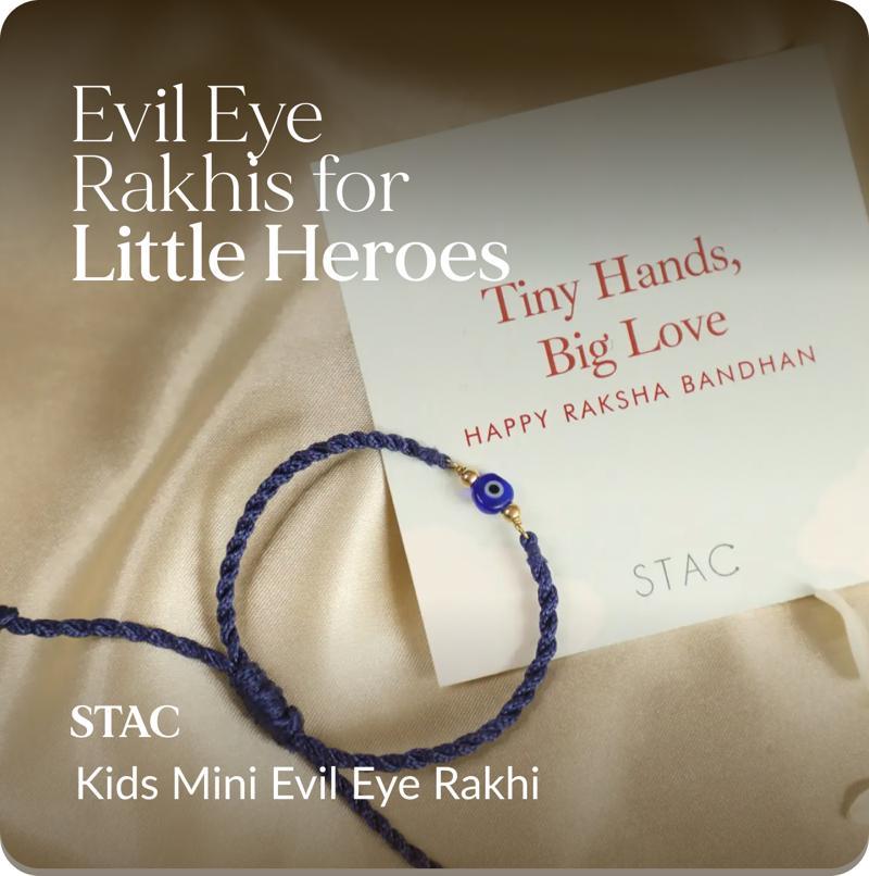 Evil Eye Rakhis for Little Heroes - Stac Kids Evil Eye Rakhi