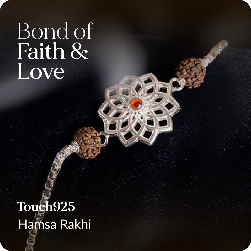 Bond of Faith and Love - Touch925 Hamsa Rakhi