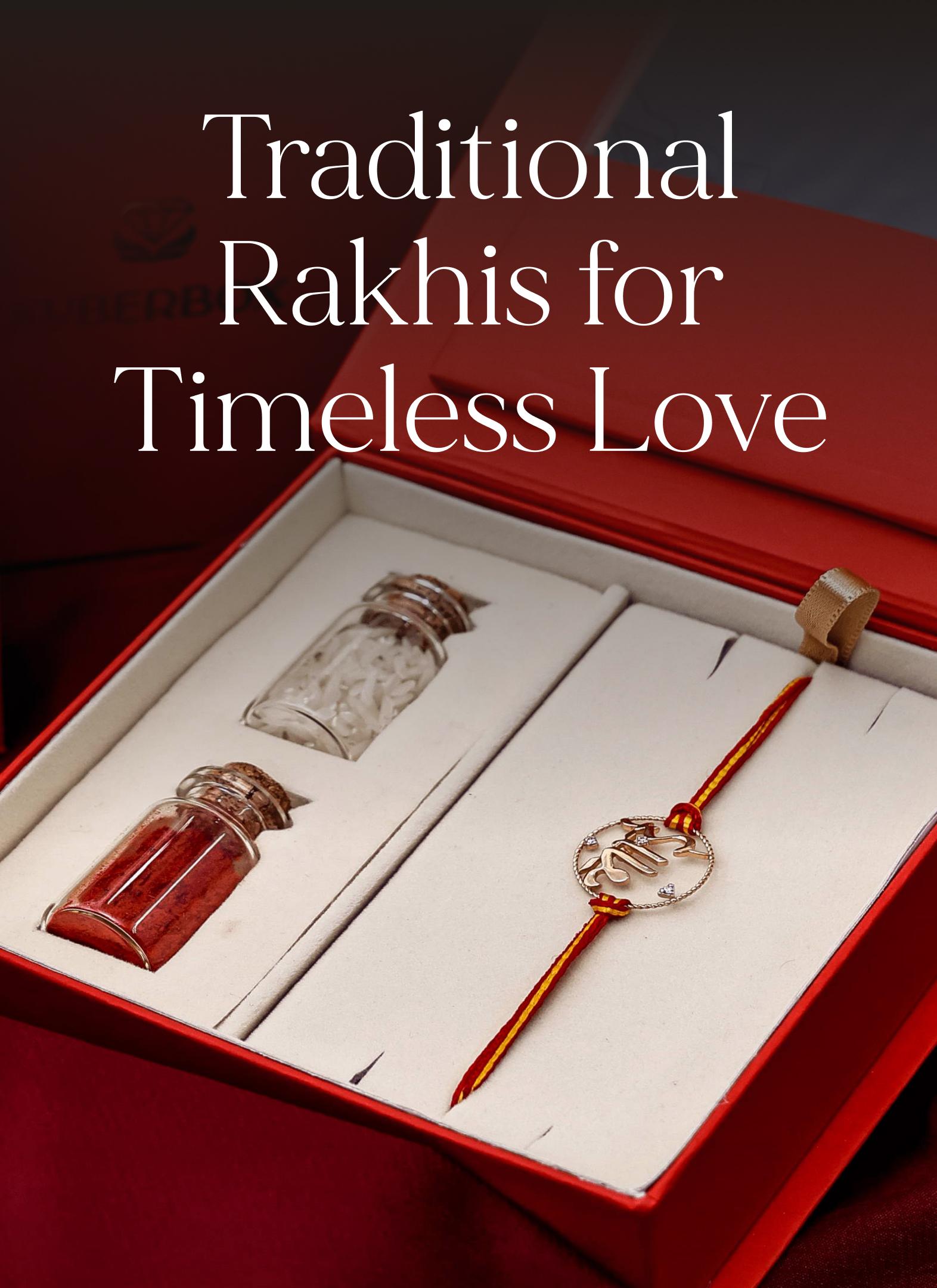 Traditional Rakhis for Timeless Love